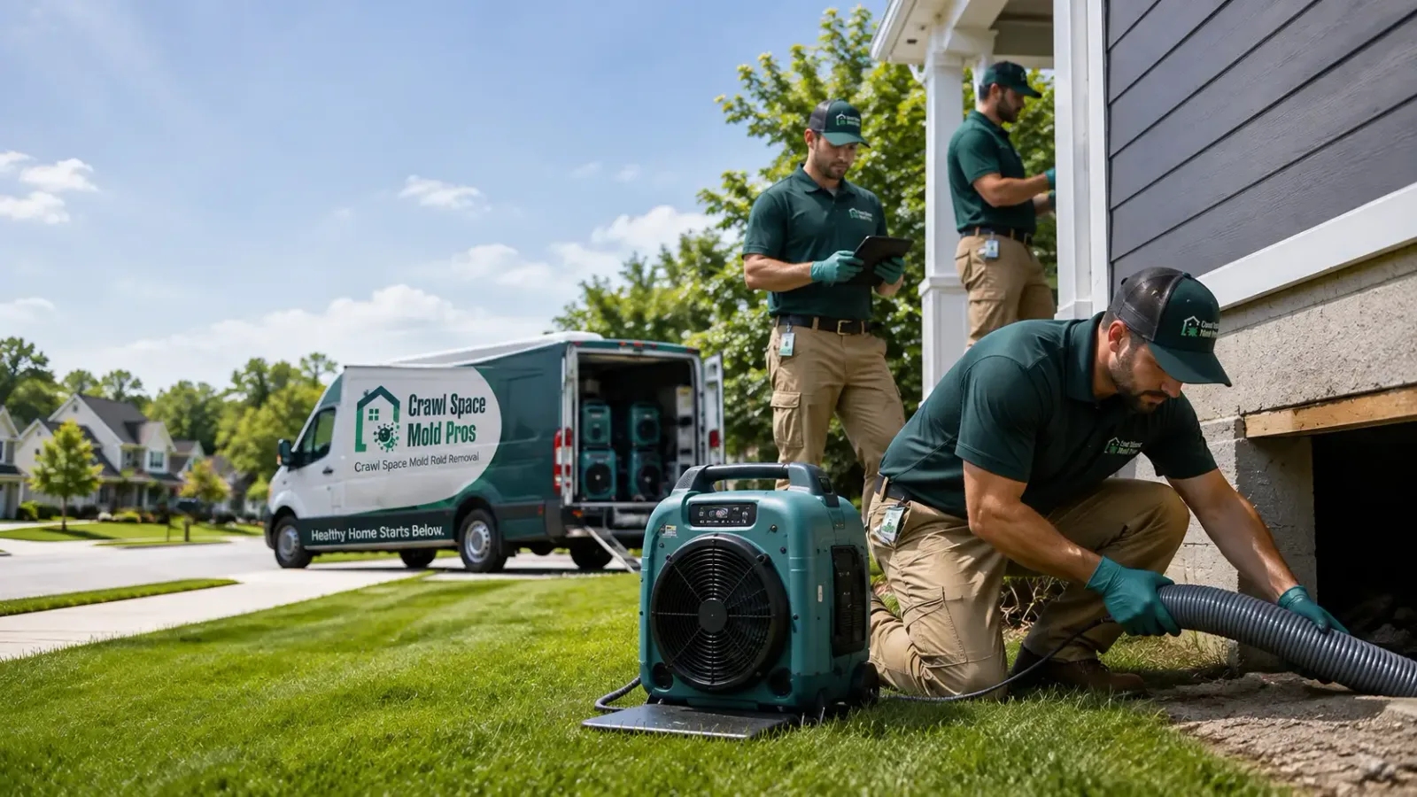 Crawl Space Mold Removal in Olyphant, PA